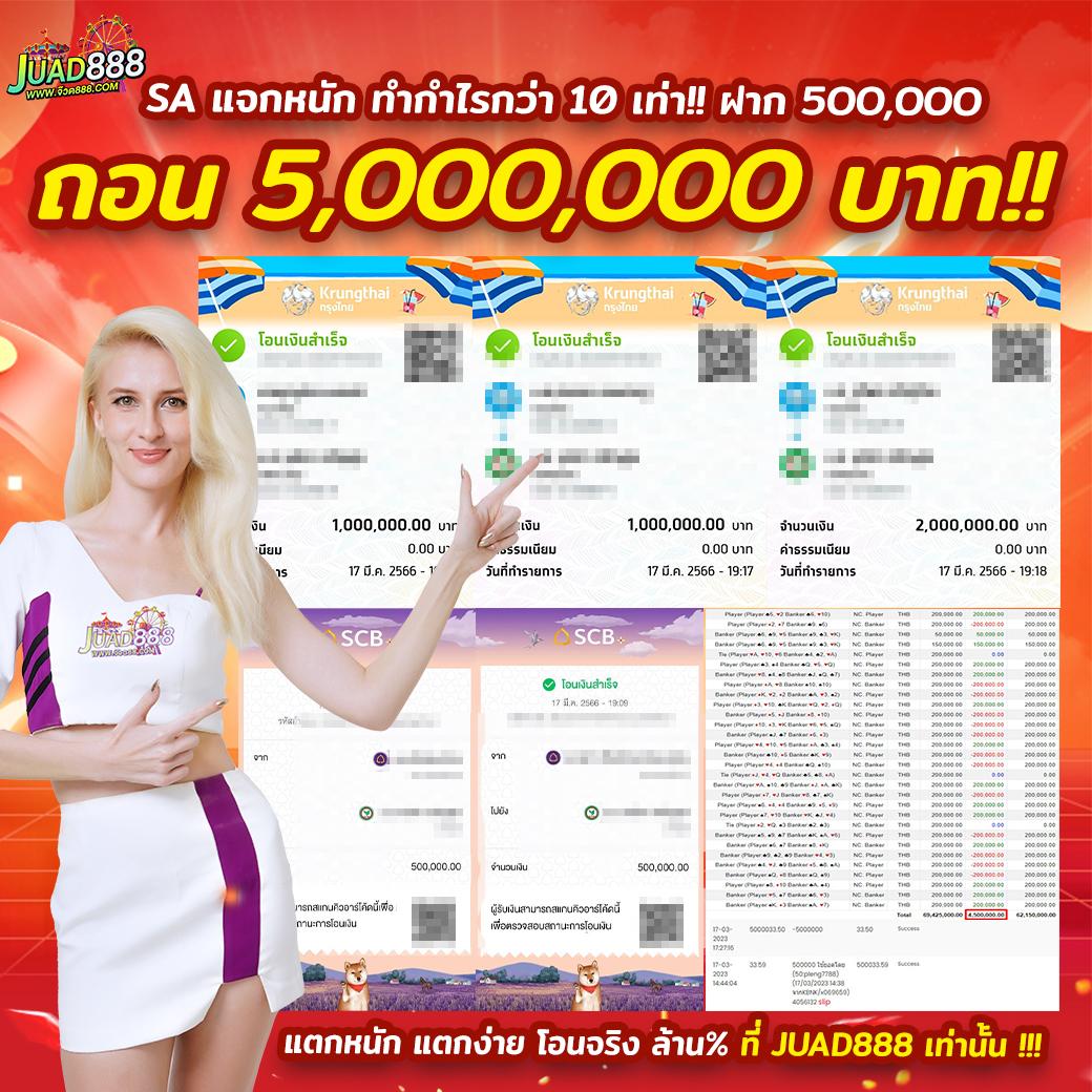 ทดลองเล่นฟรี คาสิโนมาแรงแห่งปี พร้อมโปรโมชั่นสุดพิเศษ